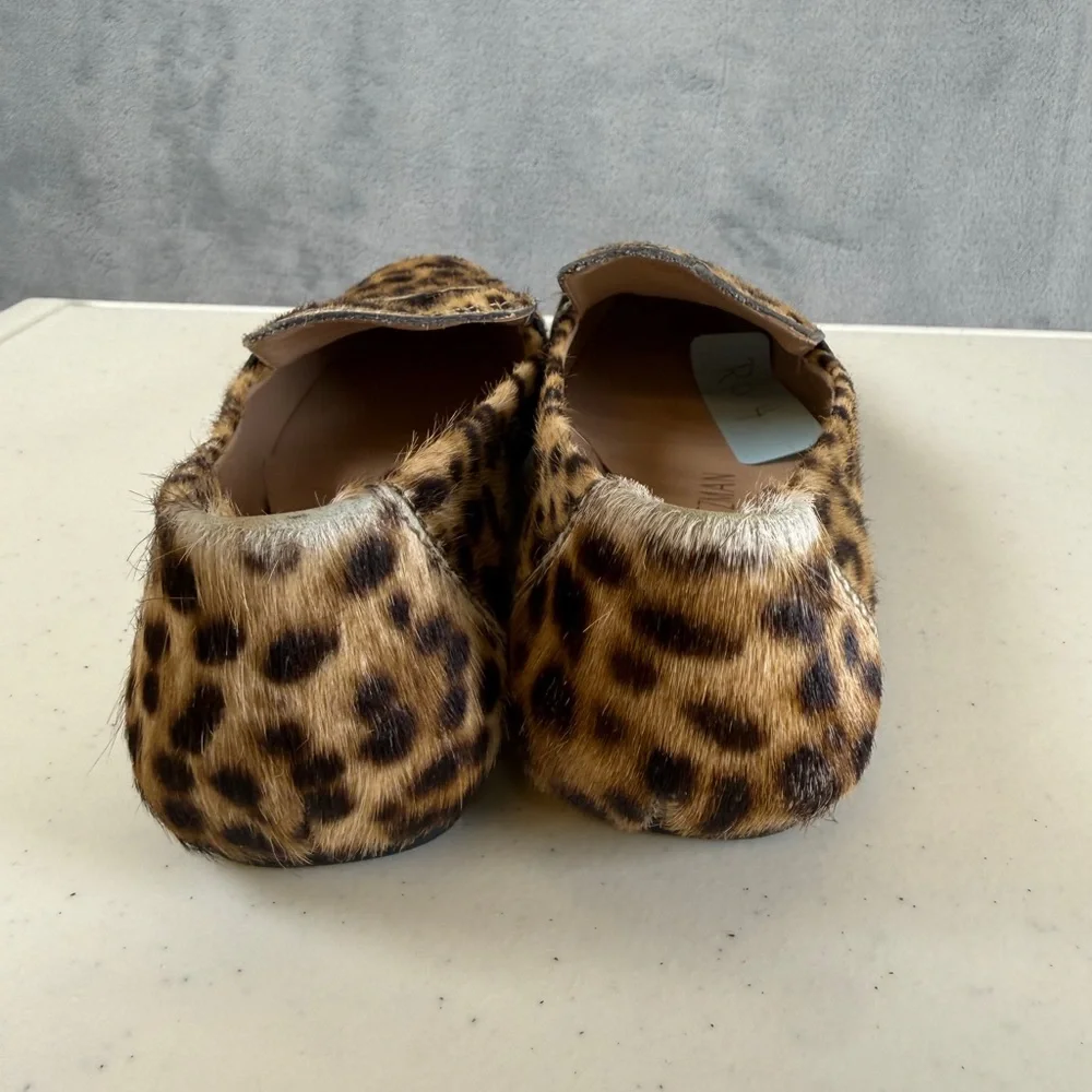 Stuart Weitzman Womens Loafers Size 6.5 Calf Hair Palmer Bold Shoes - Picture 4 of 9